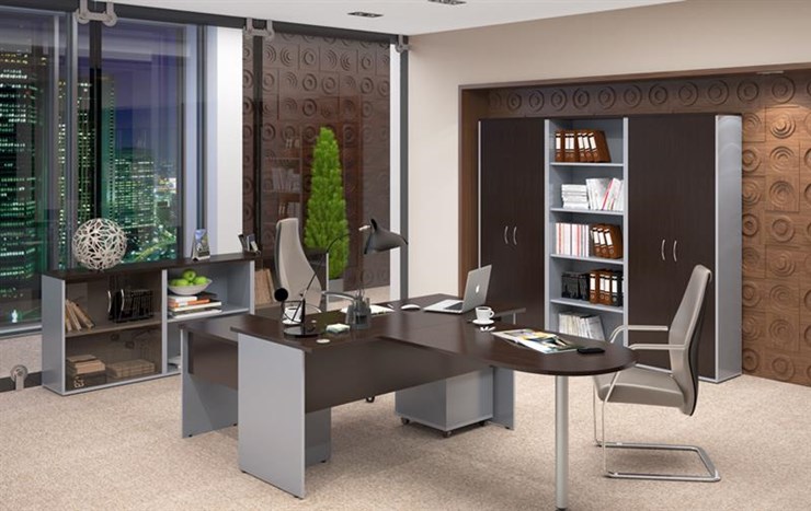 Комплект офисной мебели IMAGO четыре рабочих места, стол для переговоров в Астрахани - изображение 3